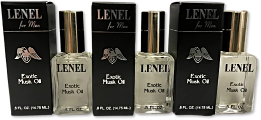 LENEL EXOTIC MUSC OIL 3 PCS X .5 FL OZ