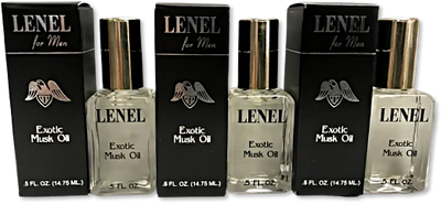 LENEL EXOTIC MUSC OIL 3 PCS X .5 FL OZ