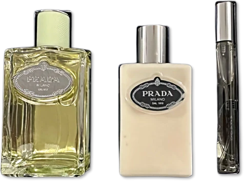 Prada Milano Infusion D'Iris 3.4 OZ  EDP  SP 3.4 OZ Body Lotion 1 OZ roll on